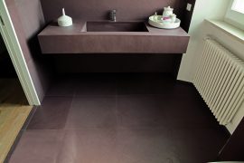 Chocolate pavimento bagno